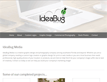 Tablet Screenshot of ideabugmedia.com
